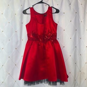 Jordin Sparks “Sparks” Red Bow Dress ♥️